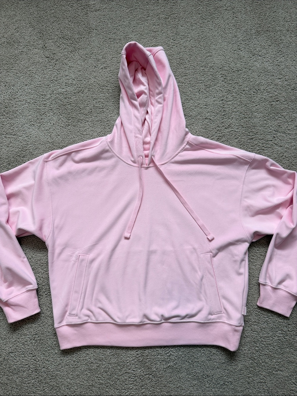 Abercrombie & Fitch YPB Restore Popover Women's Medium Baby Pink Hoodie Pullover